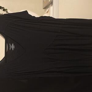 Lane Bryant swing tee black